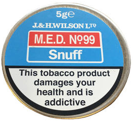 M.E.D No.99 Snuff Tap Tin